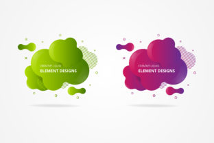 Download Liquid Gradient Banner Element Green - Element Collection