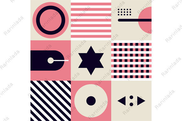Download Geometric Simple Shapes Pattern - Simple shapes Collection