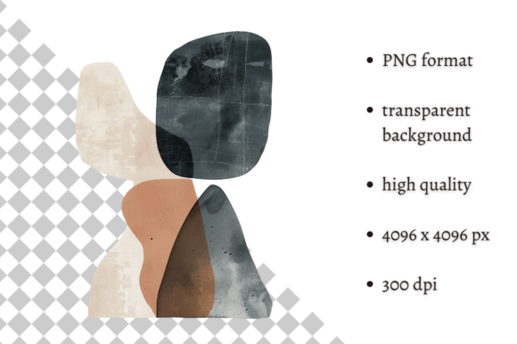 Download Abstract Boho Shape PNG Clipart - Boho Collection