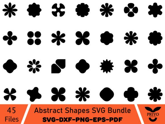 Download Abstract Shapes SVG Bundle - Shapes Collection