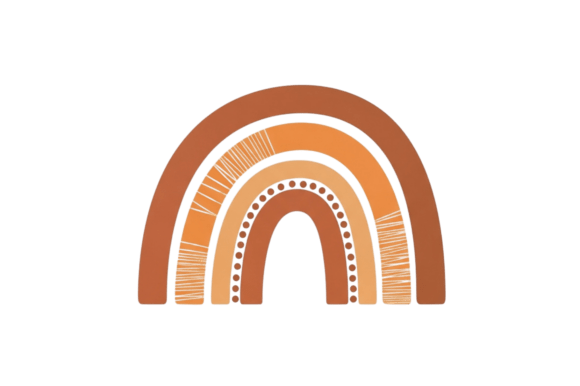 Download Boho Rainbow Arch with Warm Earth Tones - Boho Collection