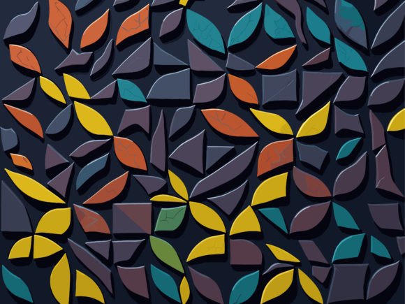 Download Colorful Shapes on Dark Background - Shapes Collection