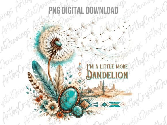 Download Country Boho Western Dandelion PNG - Premium Resources