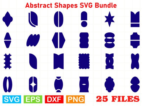 Download Abstract Shapes SVG Bundle - Shapes Collection