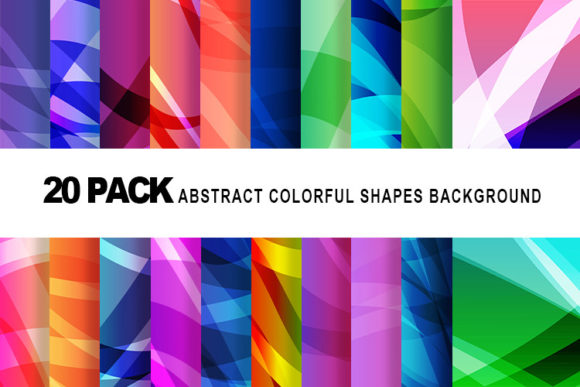 Download Abstract Colorful Shapes Background - Shapes Collection