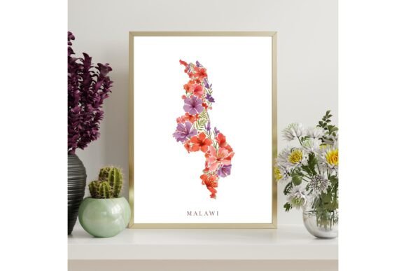 Download Malawi Map Printable Wall Art - Premium Resources