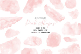 Download Pink Watercolor Shapes - Shapes Collection