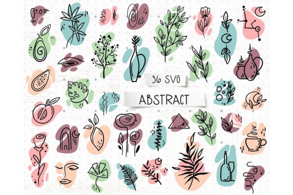 Download Abstract Boho Simple Shapes SVG Bundle - Boho Collection