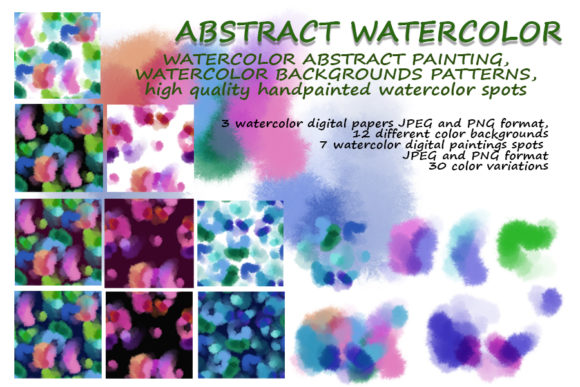 Download Abstract Watercolor Shapes. - Shapes Collection