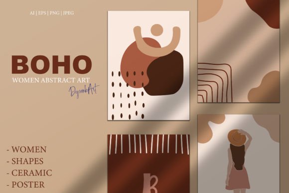 Download Boho Women Abstract Art - Boho Collection