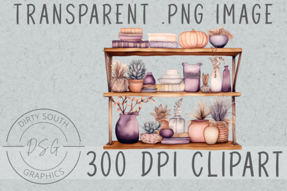 Download Watercolor Boho Decor Shelf - Boho Collection