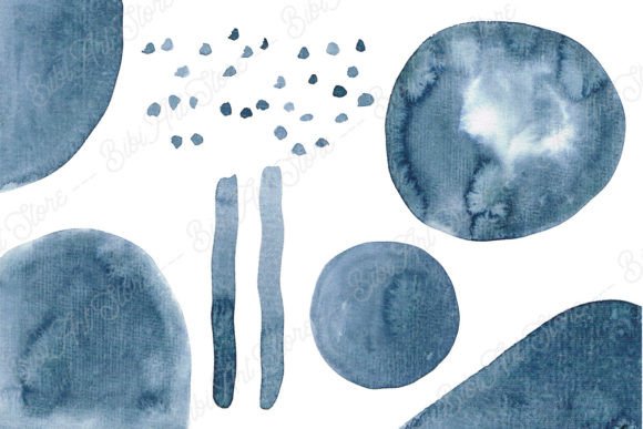 Download Abstract Geometric Watercolor Shapes Set - Shapes Collection