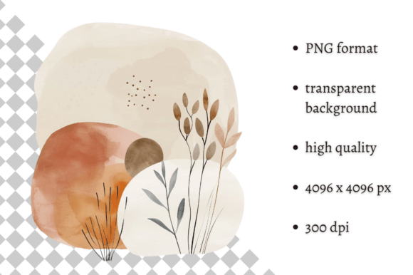 Download Abstract Boho Shape PNG Clipart - Boho Collection