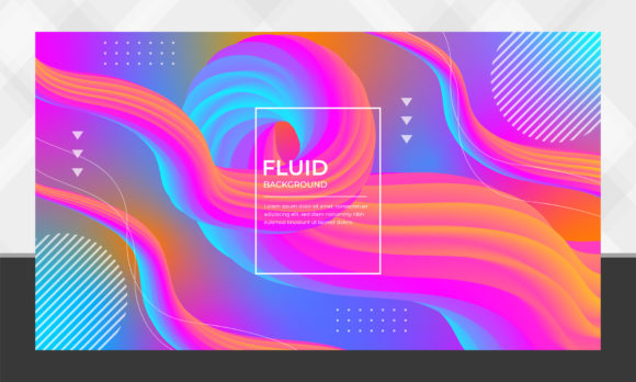 Download Abstract Liquid Trendy Shapes Background - Shapes Collection