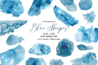 Download Blue Watercolor Shapes - Shapes Collection