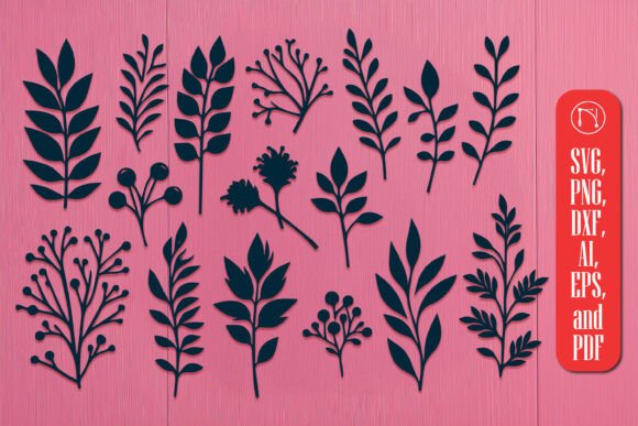 Download Cricut Natural Shapes Plant SVG Cut File - Natural shapes Collection