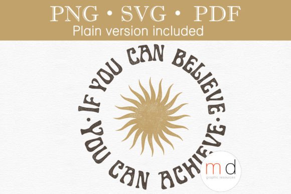 Download Retro Motivational Quote Svg Boho Hustle - Boho Collection