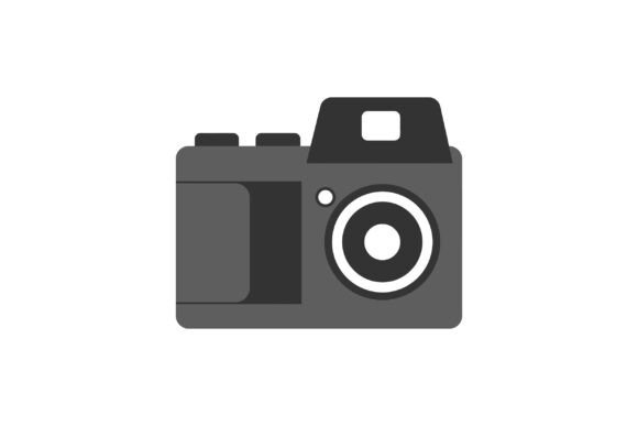 Download Vintage Camera with Simple Shapes Flat M - Simple shapes Collection