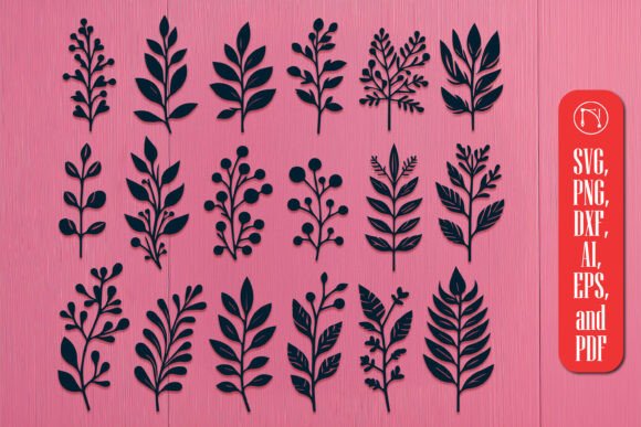Download Cricut Natural Shapes Plant SVG Cut File - Natural shapes Collection