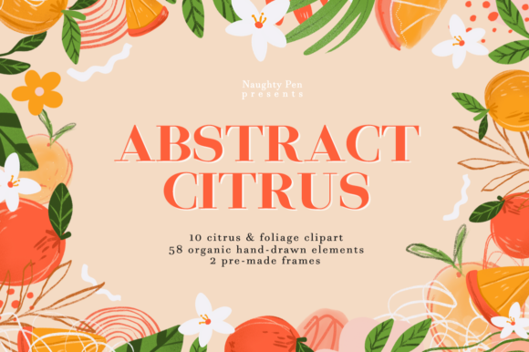 Download Abstract Citrus Clipart Organic Shapes - Shapes Collection