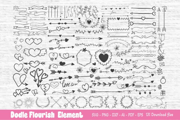 Download 131 Doodle Flourish Svg, Element Svg - Element Collection