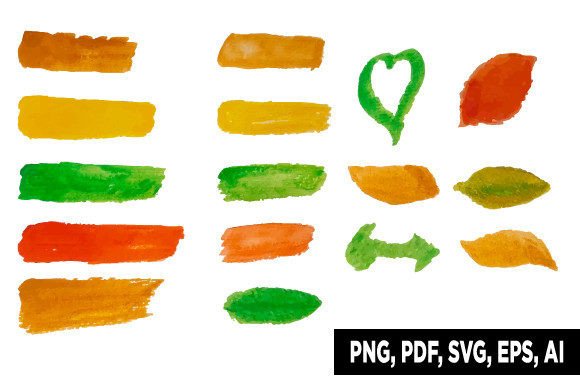 Download Watercolor Shapes Brushes - Shapes Collection